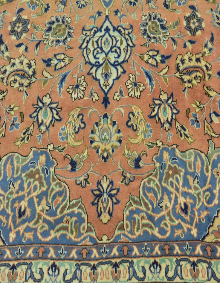 Detail image of 10' x 13' 3 Hand Knotted Isfahan Persian Wool Rug