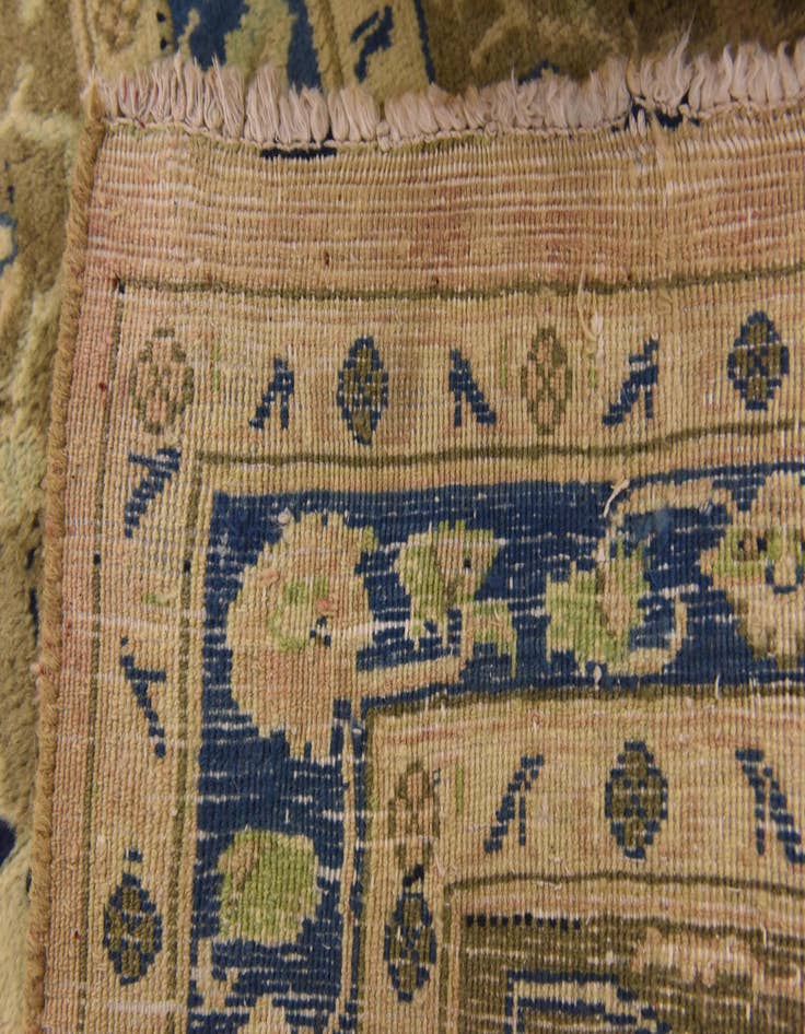 Detail image of  9' 9 x 12' 8  Hand Knotted Isfahan Persian Wool Rug