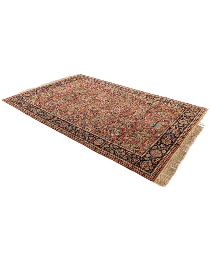 Detail image of  6' 6 x 9' 8  Hand Knotted Jaipur Agra Oriental Wool Rug