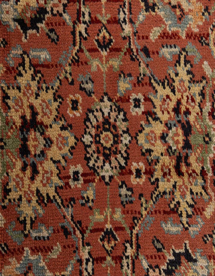 Detail image of  6' 6 x 9' 8  Hand Knotted Jaipur Agra Oriental Wool Rug