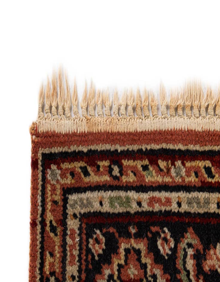 Detail image of  6' 6 x 9' 8  Hand Knotted Jaipur Agra Oriental Wool Rug