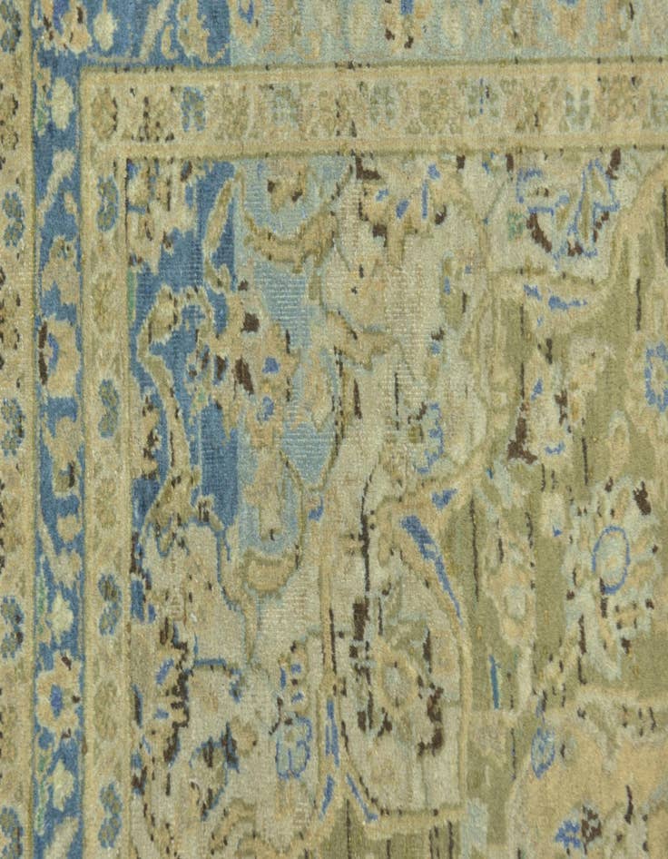 Detail image of  9' 10 x 13' 2  Hand Knotted Kashan Persian Wool Rug