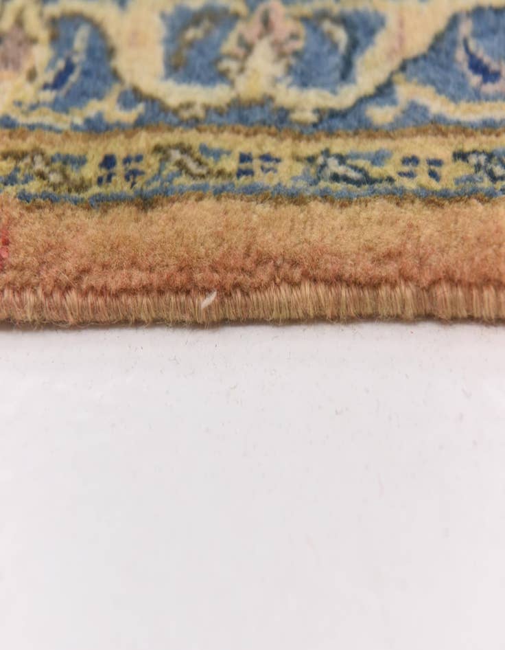 Detail image of  9' 6 x 12' 9  Hand Knotted Kashan Persian Wool Rug