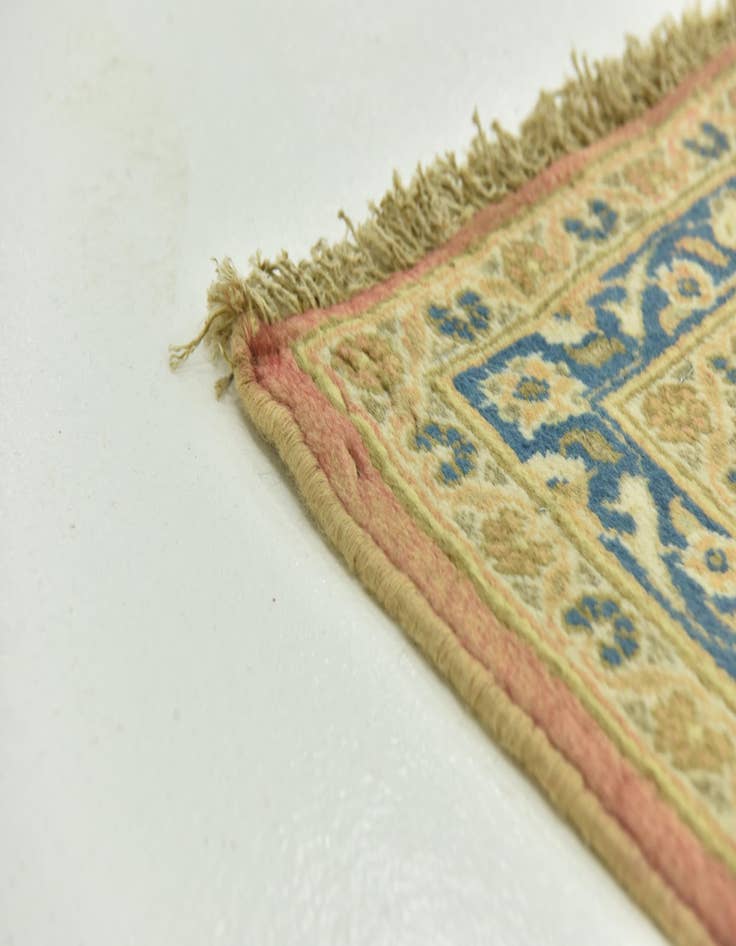 Detail image of  9' 7 x 12' 10  Hand Knotted Kashan Persian Wool Rug