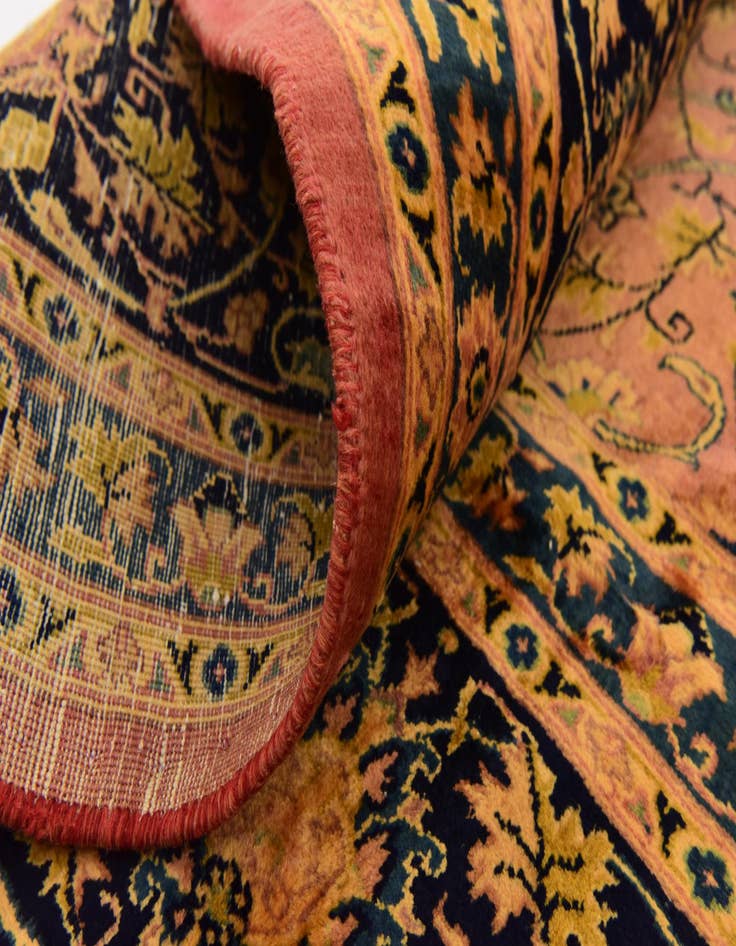 Detail image of  9' 10 x 12' 10  Hand Knotted Kashmar Persian Wool Rug