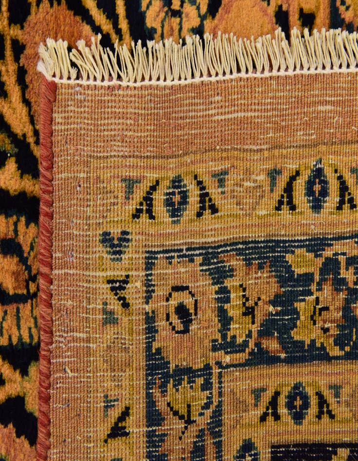 Detail image of  9' 10 x 12' 10  Hand Knotted Kashmar Persian Wool Rug