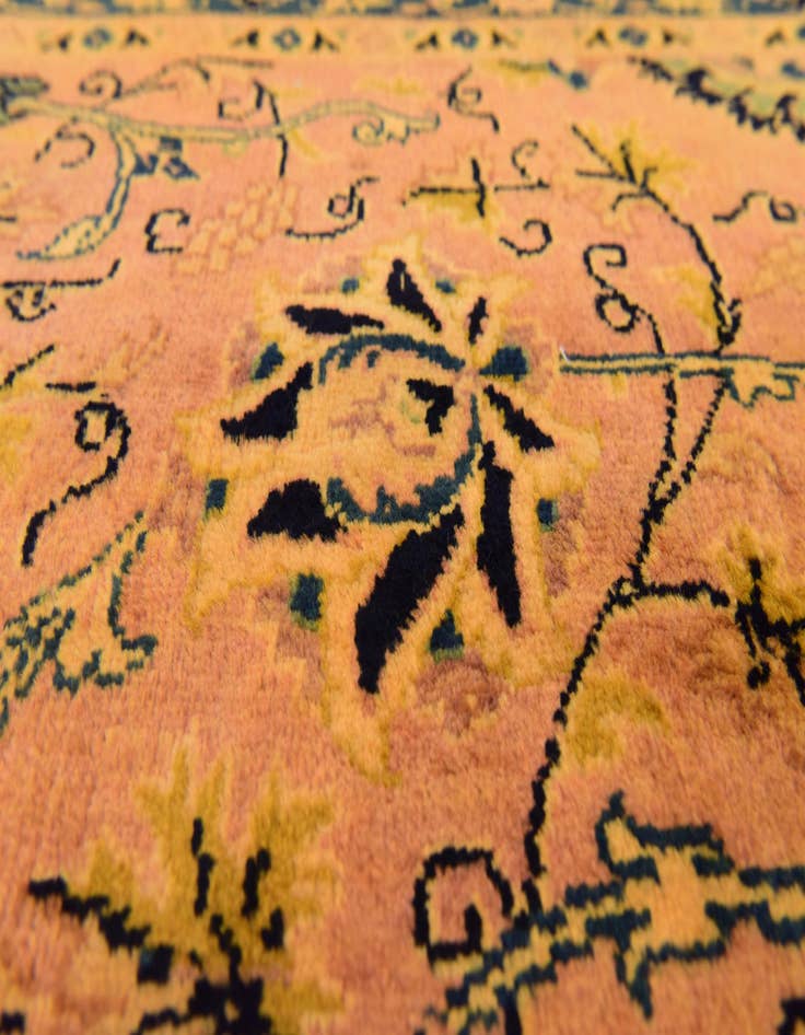 Detail image of  9' 10 x 12' 10  Hand Knotted Kashmar Persian Wool Rug