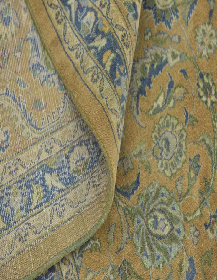 Detail image of  9' 8 x 13' 3  Hand Knotted Kashmar Persian Wool Rug