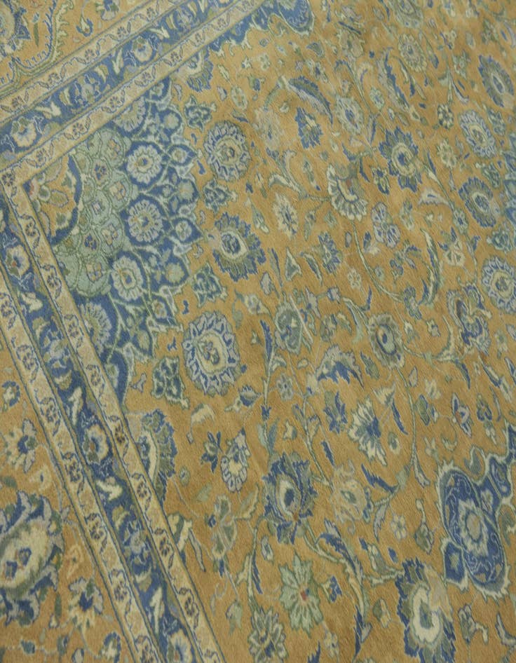 Detail image of  9' 8 x 13' 3  Hand Knotted Kashmar Persian Wool Rug
