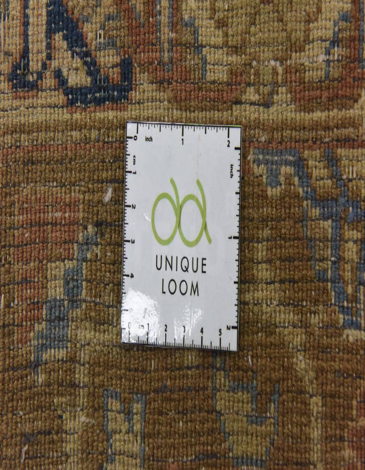 Detail image of  9' 7 x 13'  Hand Knotted Kashmar Persian Wool Rug