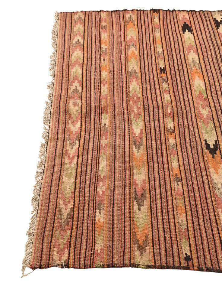 Detail image of  5' x 7' 5  Hand Woven Kilim Fars Wool Rug