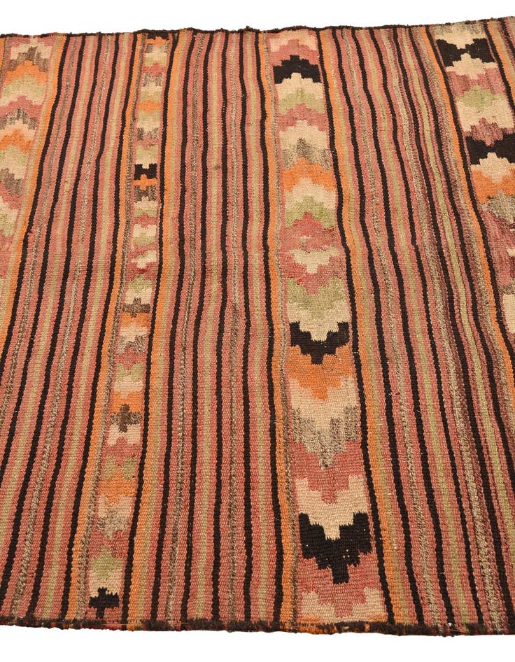 Detail image of  5' x 7' 5  Hand Woven Kilim Fars Wool Rug