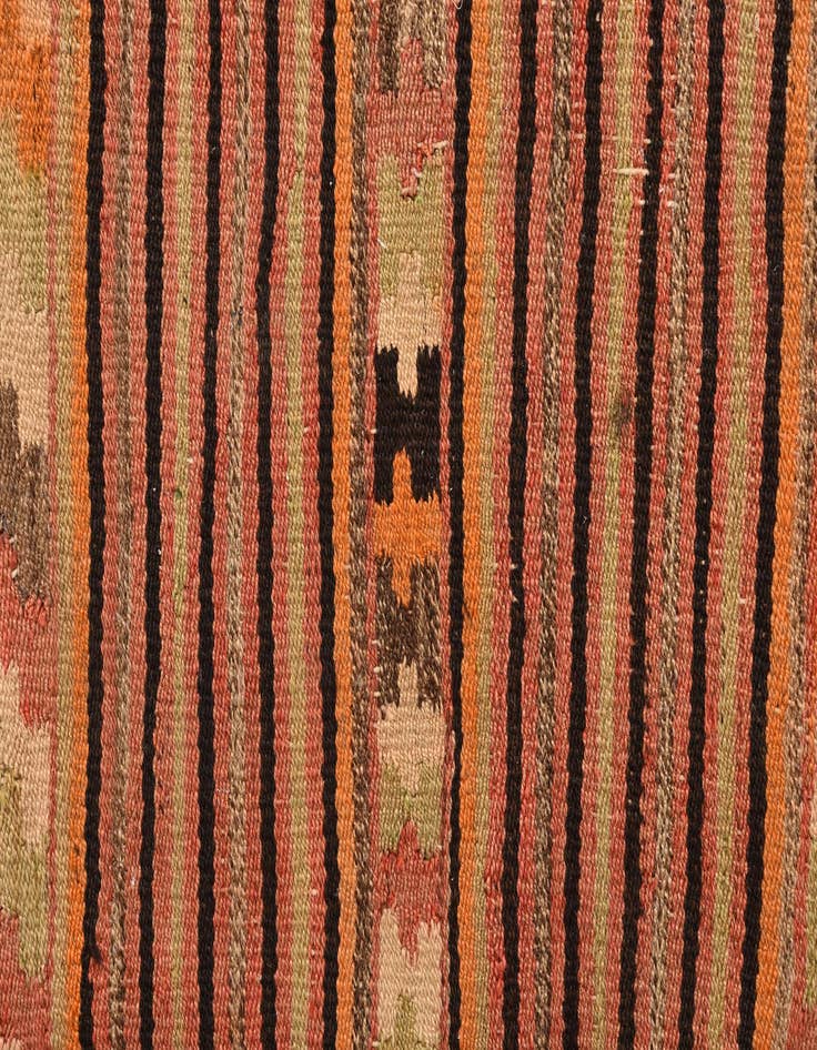 Detail image of  5' x 7' 5  Hand Woven Kilim Fars Wool Rug