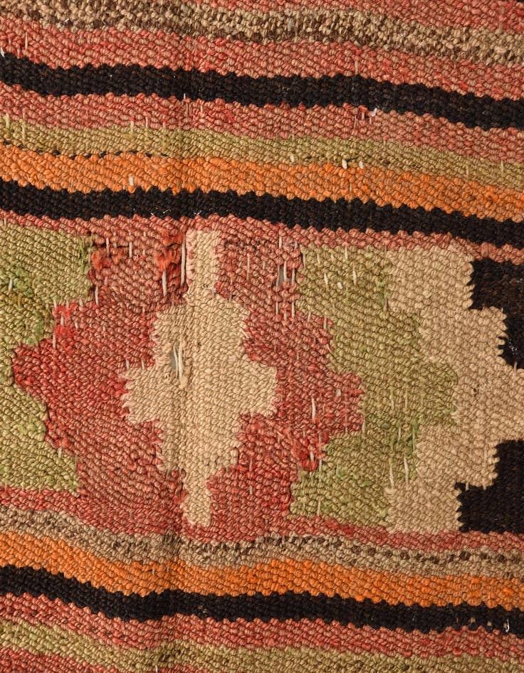 Detail image of  5' x 7' 5  Hand Woven Kilim Fars Wool Rug