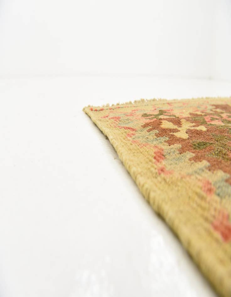 Detail image of  3' 3 x 4' 6  Hand Woven Kilim Maymana Wool Rug