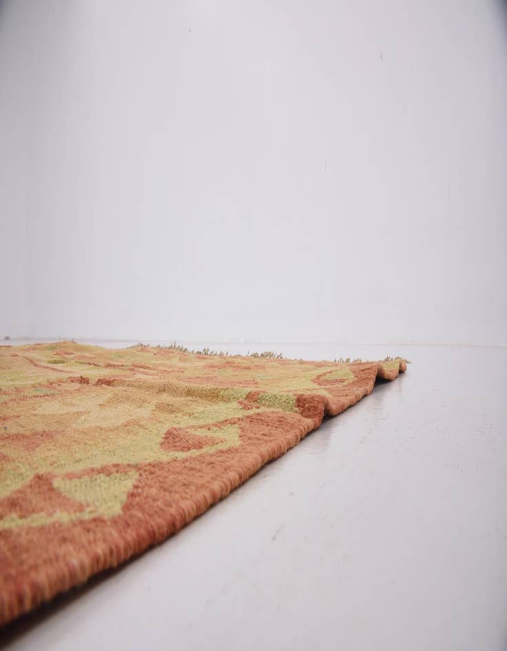 Detail image of  4' 9 x 6' 10  Hand Woven Kilim Waziri Wool Rug