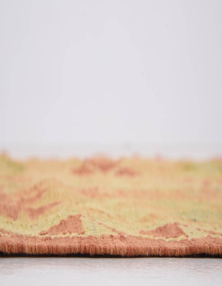Detail image of  4' 9 x 6' 10  Hand Woven Kilim Waziri Wool Rug