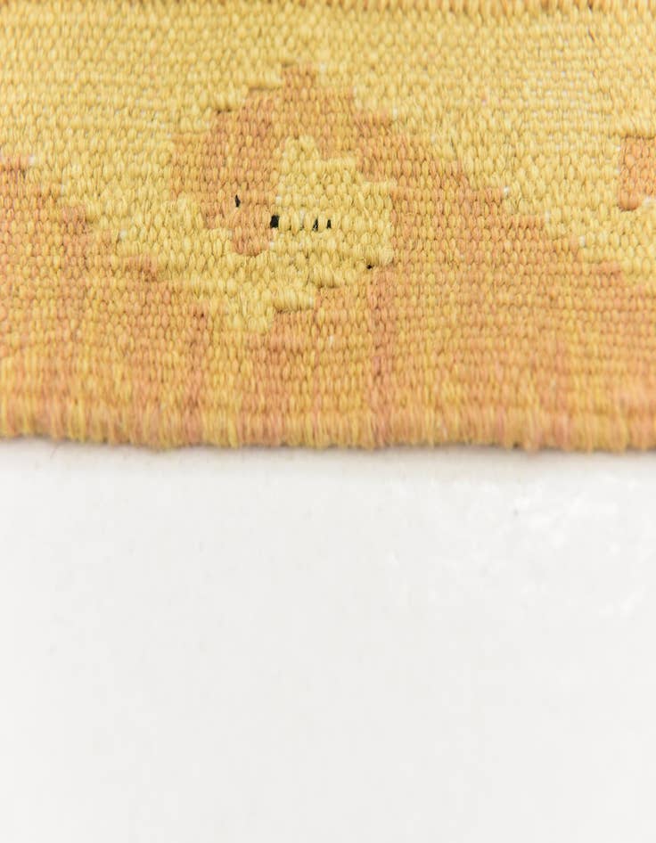 Detail image of  3' 2 x 5'  Hand Woven Kilim Waziri Wool Rug