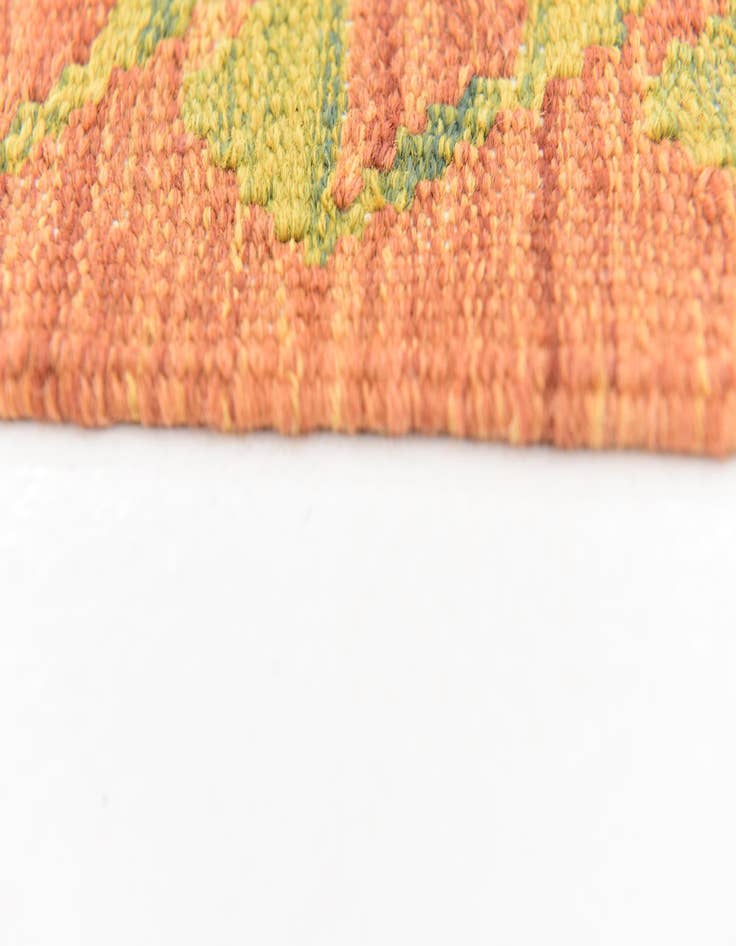 Detail image of  4' 10 x 6' 9  Hand Woven Kilim Waziri Wool Rug