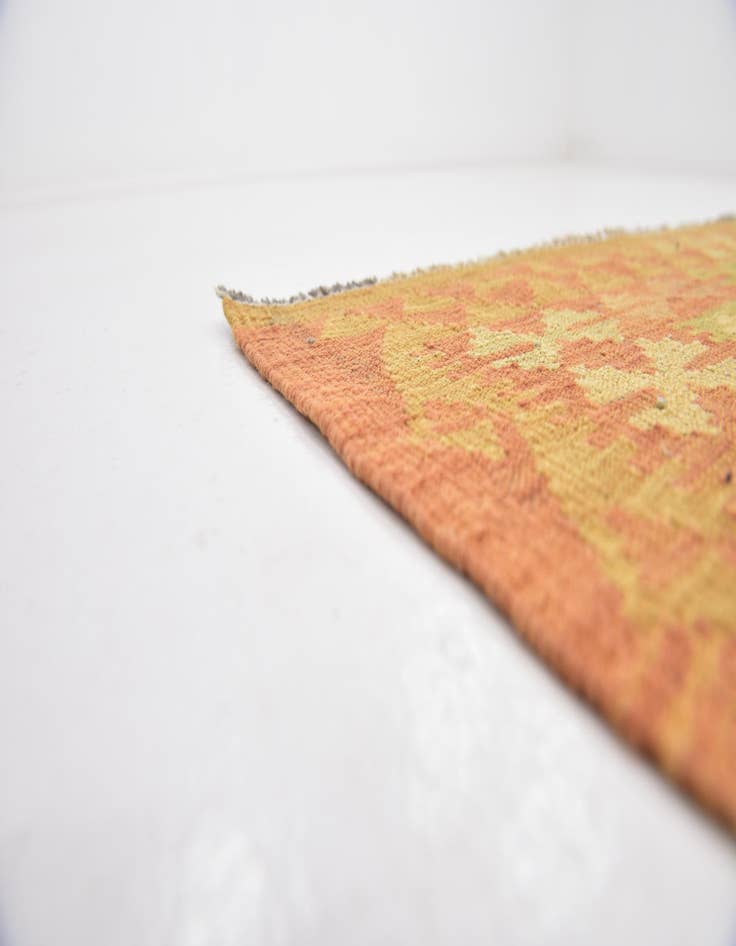 Detail image of  2' 7 x 4' 3  Hand Woven Kilim Waziri Wool Rug