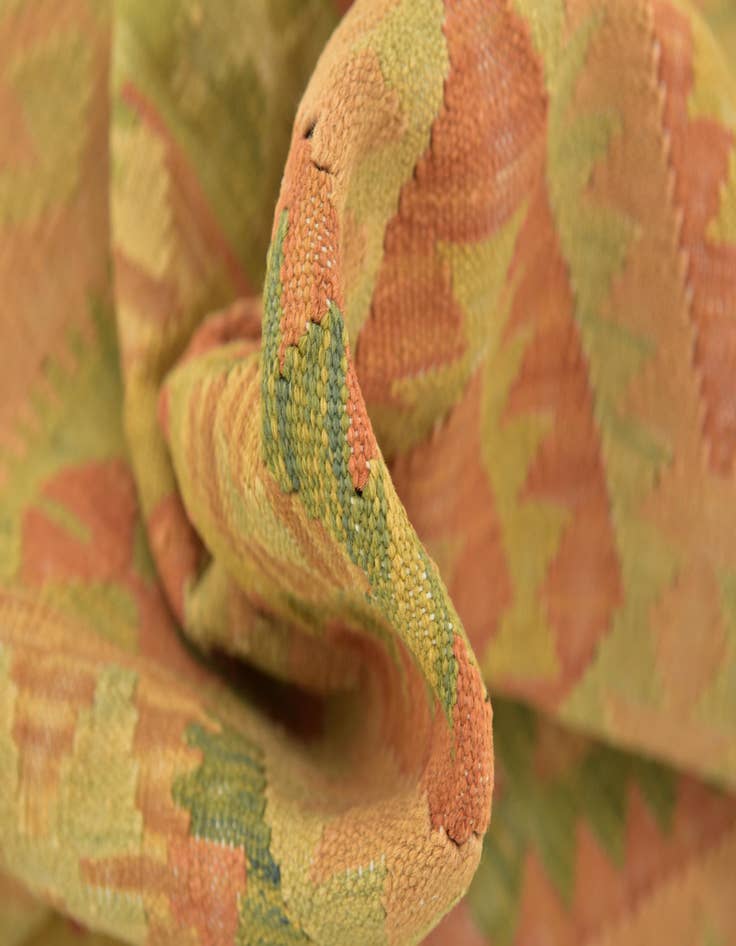 Detail image of  3' 3 x 5' 2  Hand Woven Kilim Waziri Wool Rug