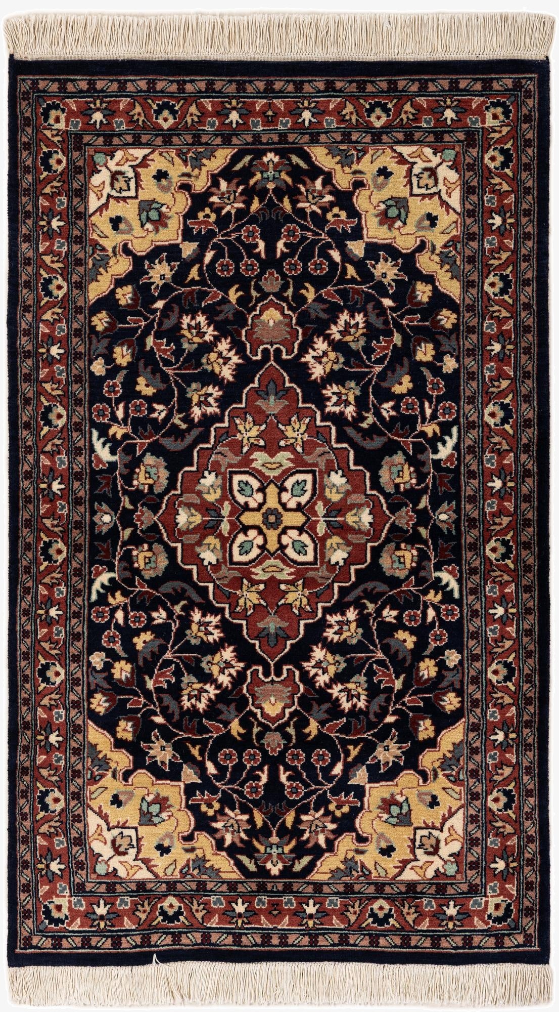  3' 1 x 5' 1  Hand Knotted Lahour Wool Rug
