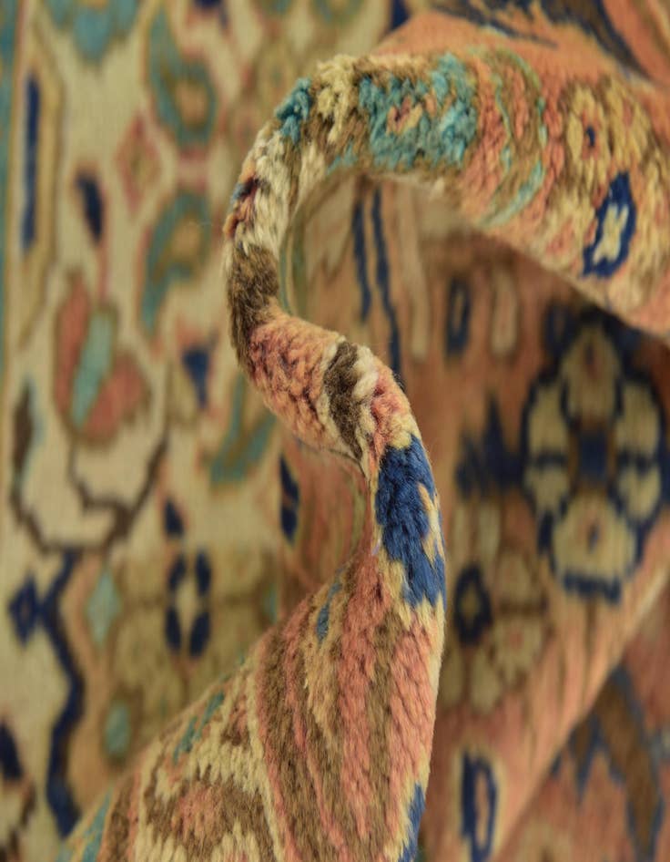 Detail image of 10' 2 x 12' 9 Hand Knotted Mahal Persian Wool Rug
