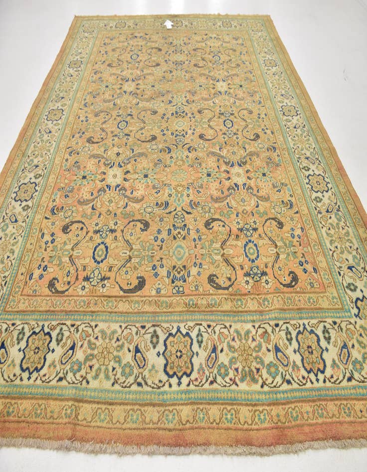 Detail image of 10' 2 x 12' 9 Hand Knotted Mahal Persian Wool Rug