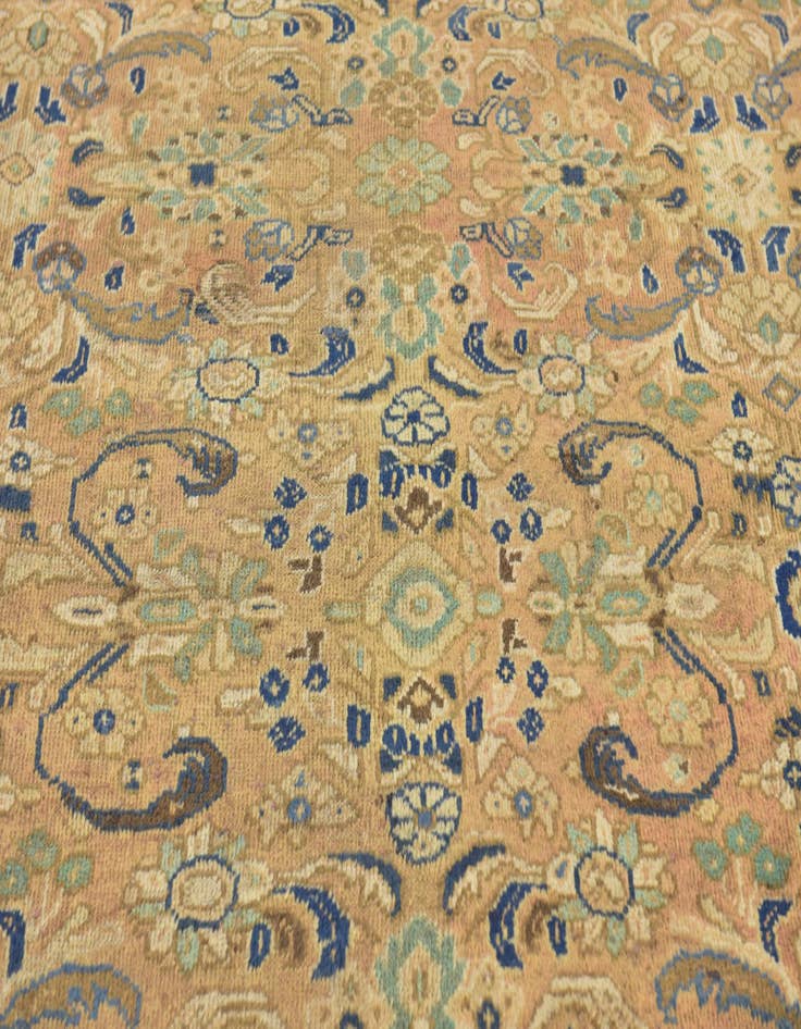 Detail image of 10' 2 x 12' 9 Hand Knotted Mahal Persian Wool Rug
