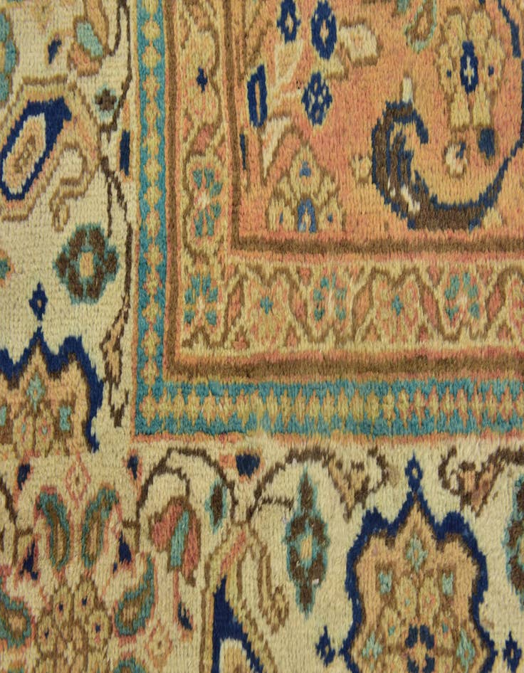 Detail image of 10' 2 x 12' 9 Hand Knotted Mahal Persian Wool Rug