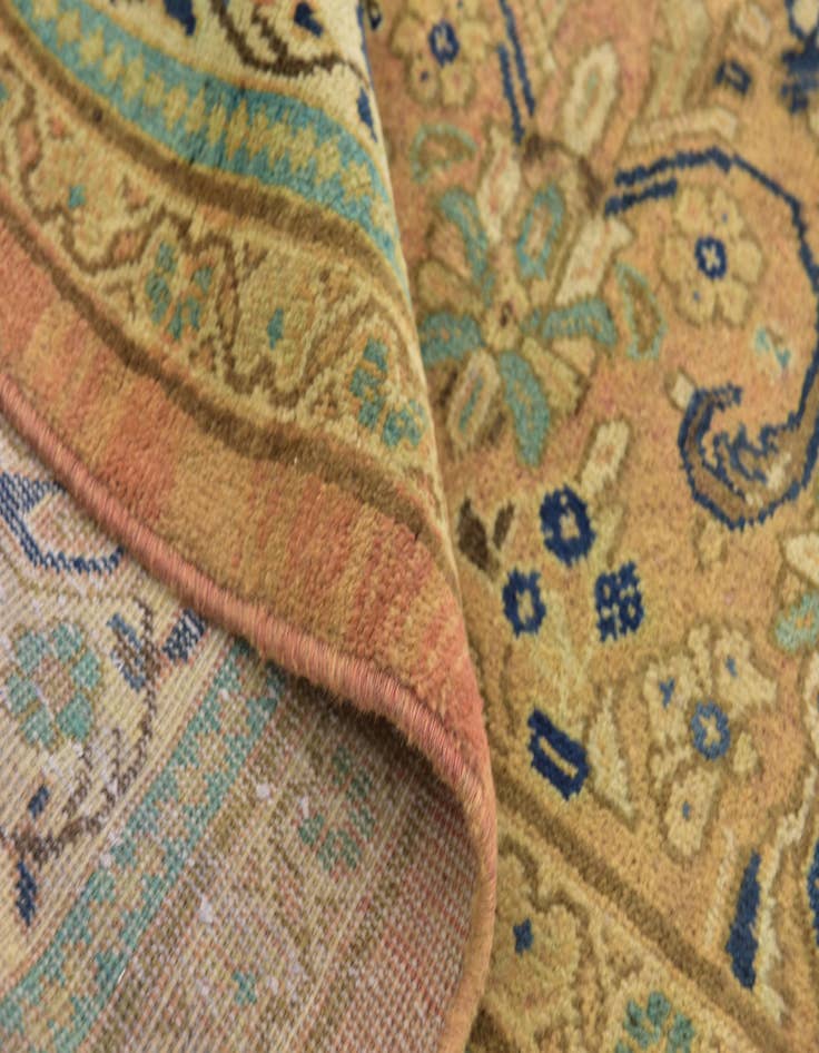 Detail image of 10' 2 x 12' 9 Hand Knotted Mahal Persian Wool Rug