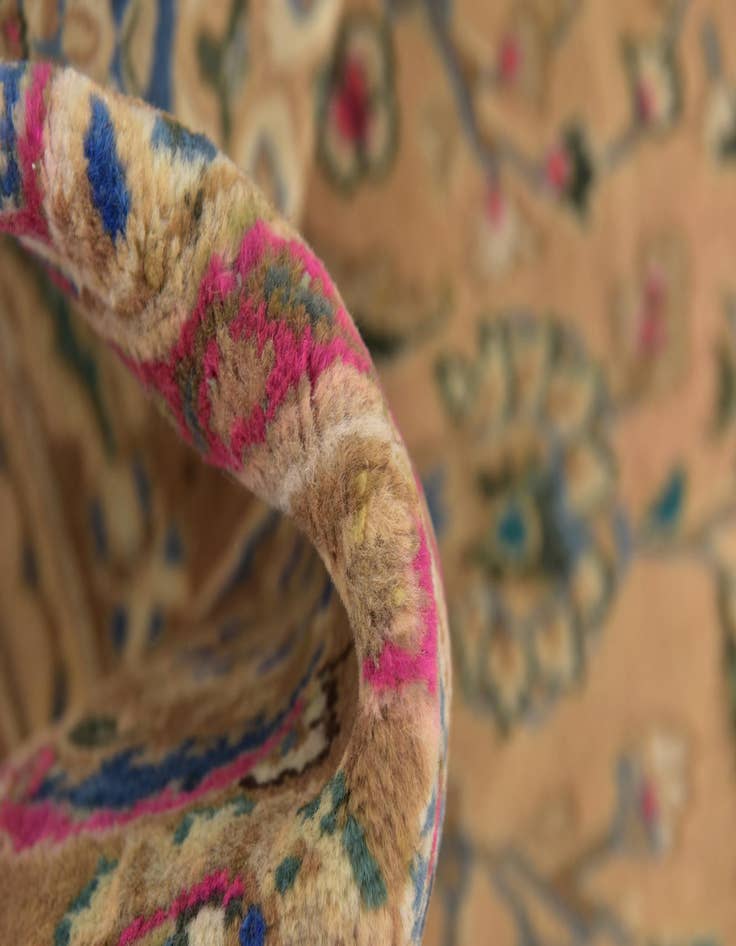 Detail image of  9' 10 x 13'  Hand Knotted Mahal Persian Wool Rug