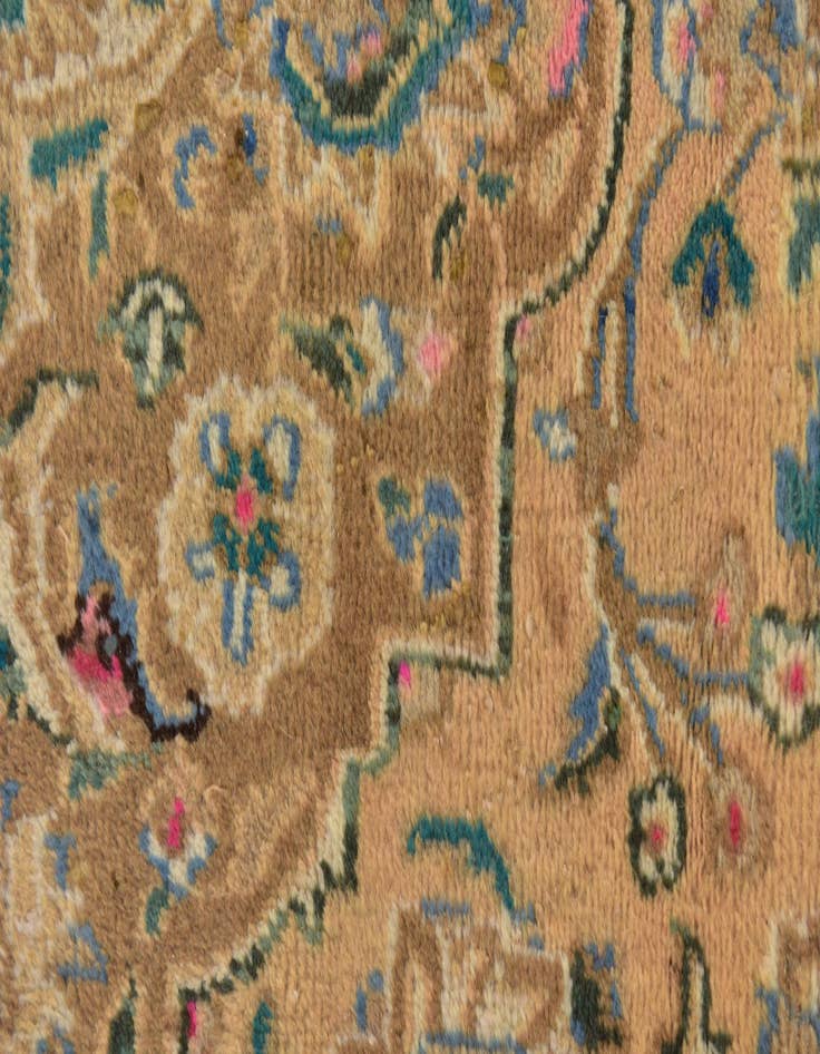 Detail image of  9' 10 x 13'  Hand Knotted Mahal Persian Wool Rug