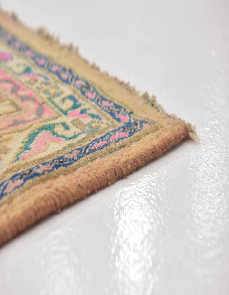 Detail image of  9' 10 x 13'  Hand Knotted Mahal Persian Wool Rug