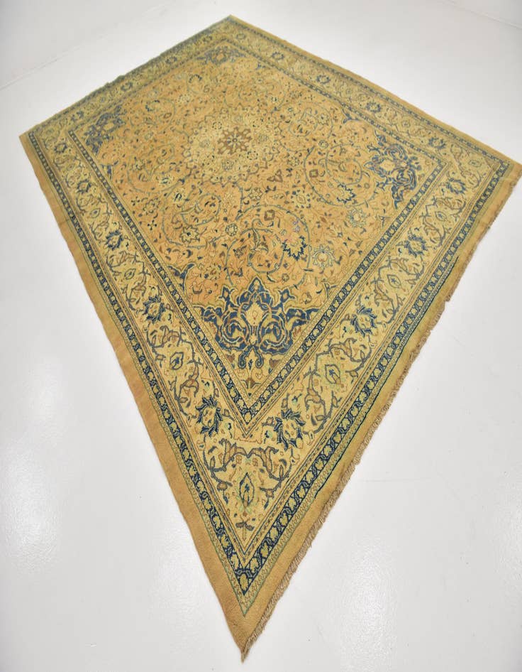 Detail image of  9' 8 x 12' 10  Hand Knotted Mahal Persian Wool Rug