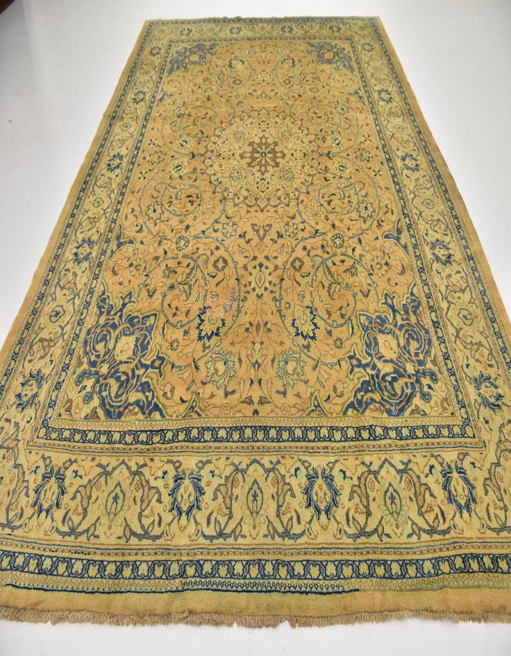 Detail image of  9' 8 x 12' 10  Hand Knotted Mahal Persian Wool Rug