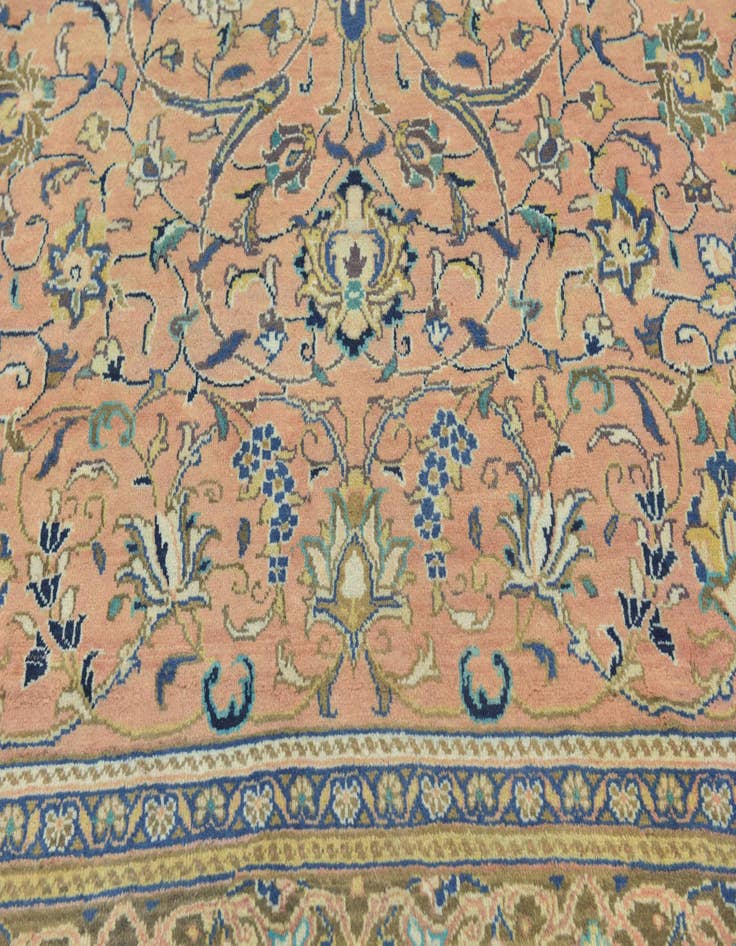 Detail image of  9' 9 x 12' 9  Hand Knotted Mahal Persian Wool Rug
