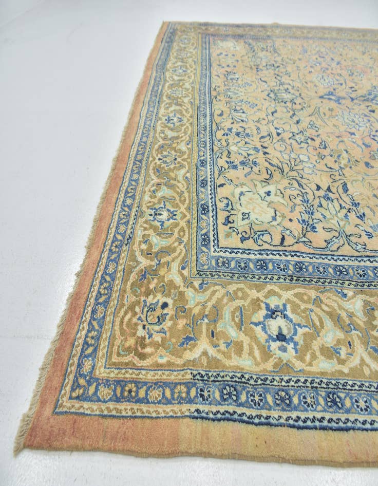 Detail image of  9' 9 x 12' 9  Hand Knotted Mahal Persian Wool Rug