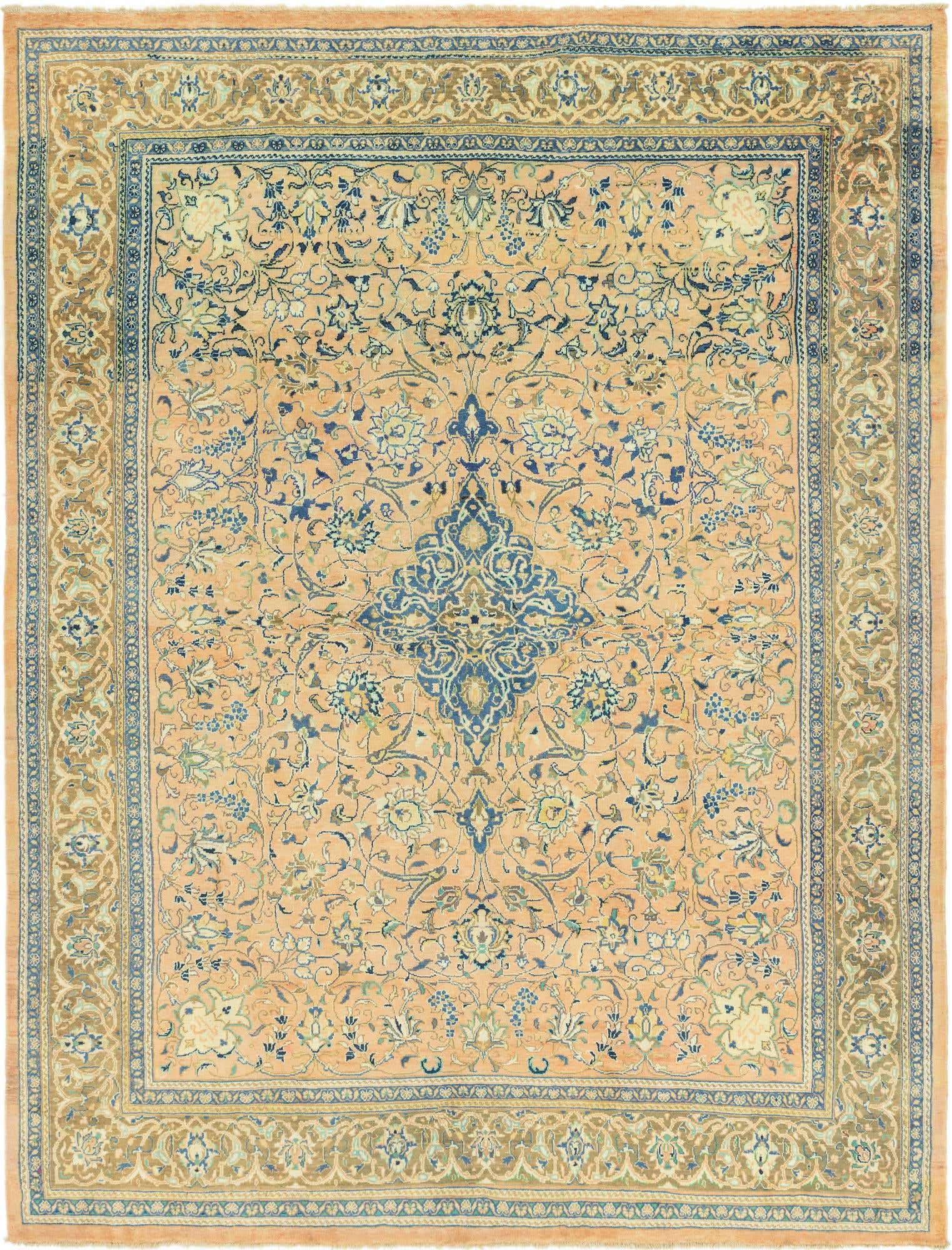 Primary image 9' 9 x 12' 9 Hand Knotted Mahal Persian Wool Rug