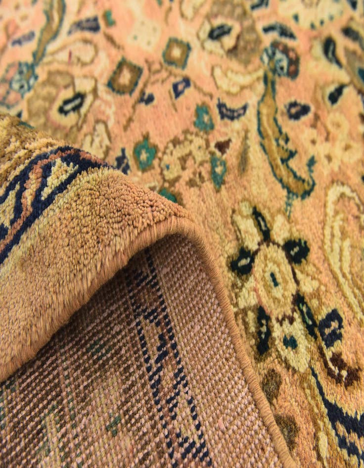Detail image of  10' x 13'  Hand Knotted Mahal Persian Wool Rug