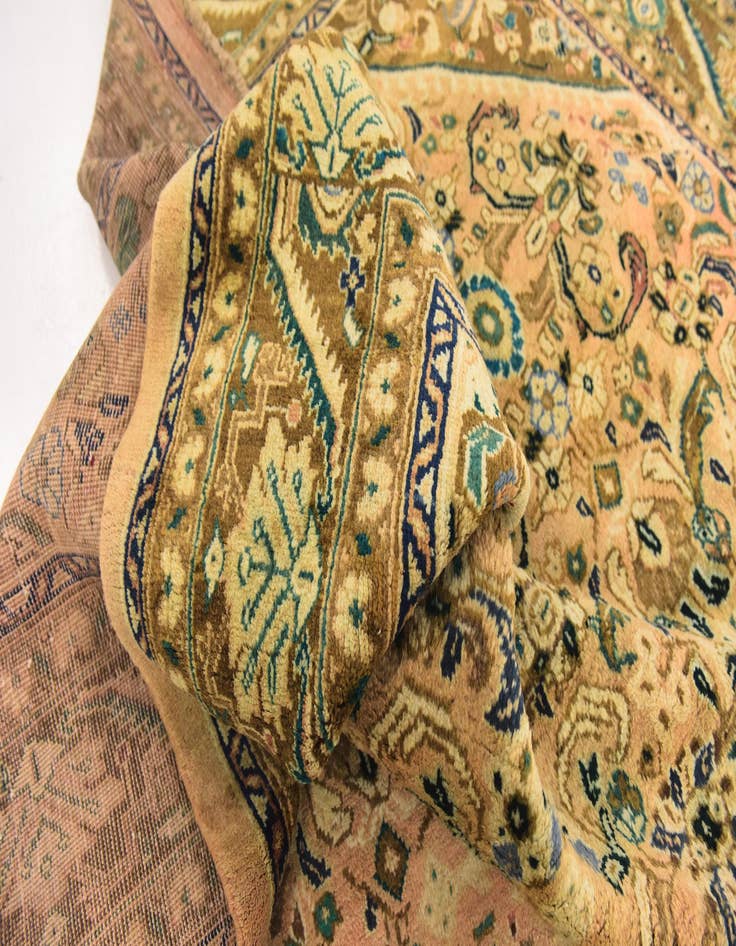 Detail image of  10' x 13'  Hand Knotted Mahal Persian Wool Rug