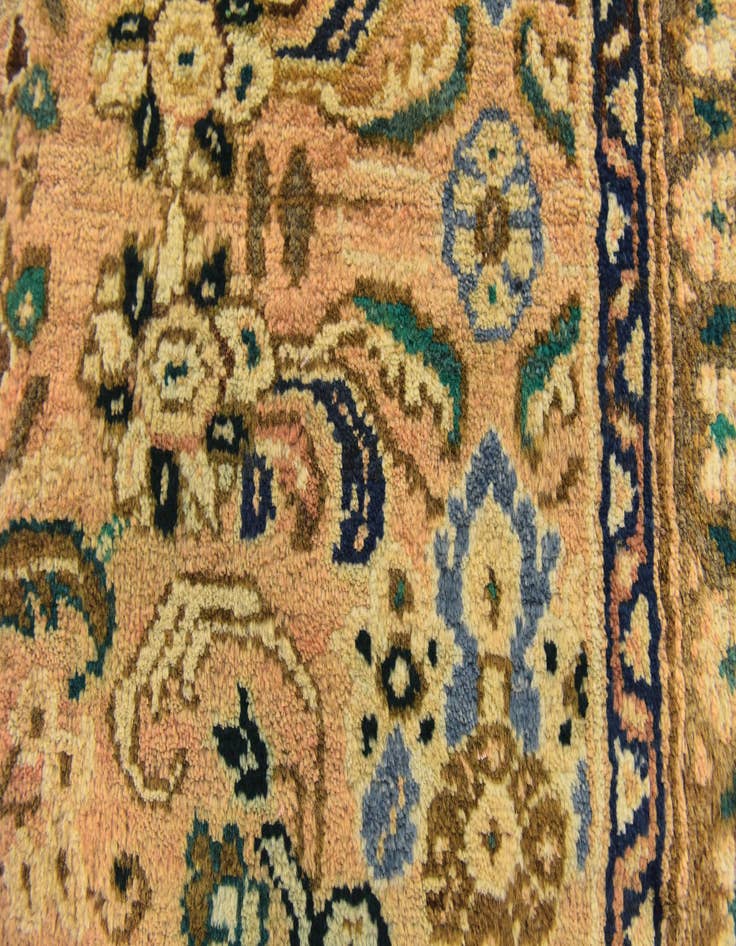 Detail image of  10' x 13'  Hand Knotted Mahal Persian Wool Rug