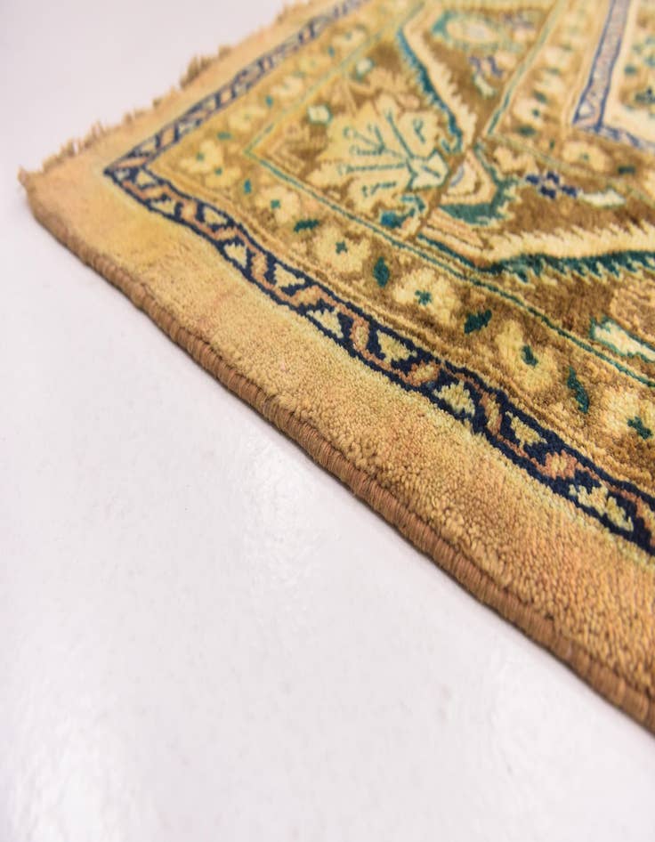 Detail image of  10' x 13'  Hand Knotted Mahal Persian Wool Rug