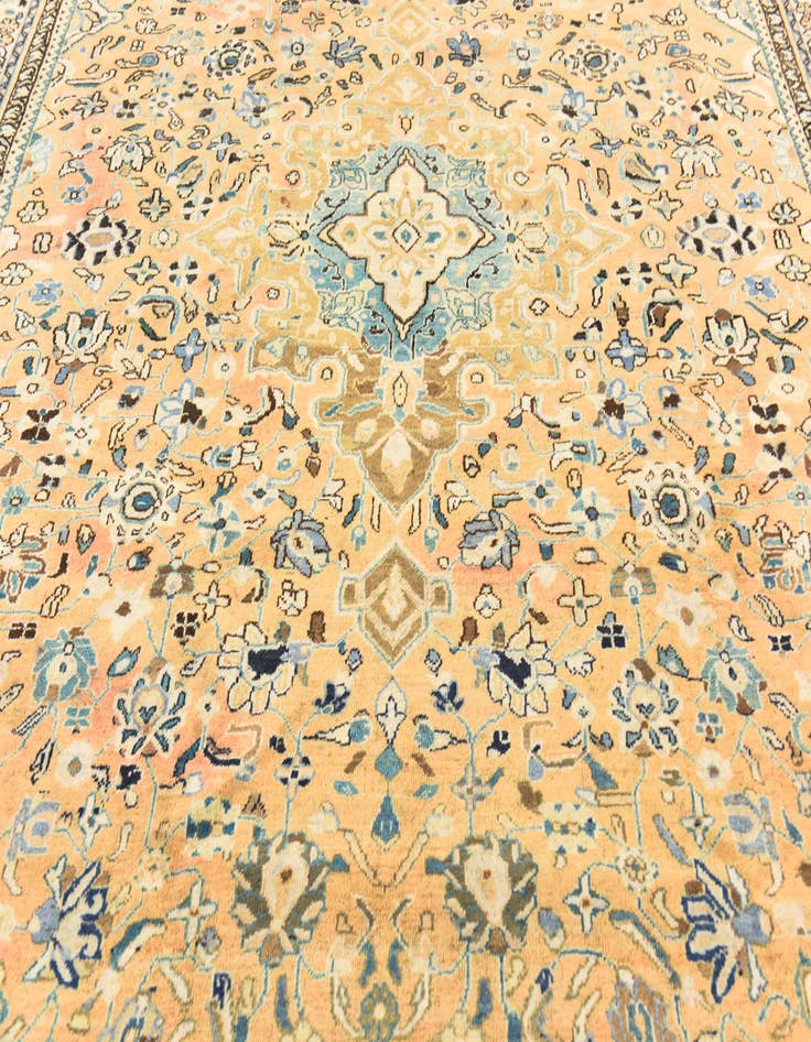 Detail image of  10' 3 x 12' 6  Hand Knotted Mahal Persian Wool Rug