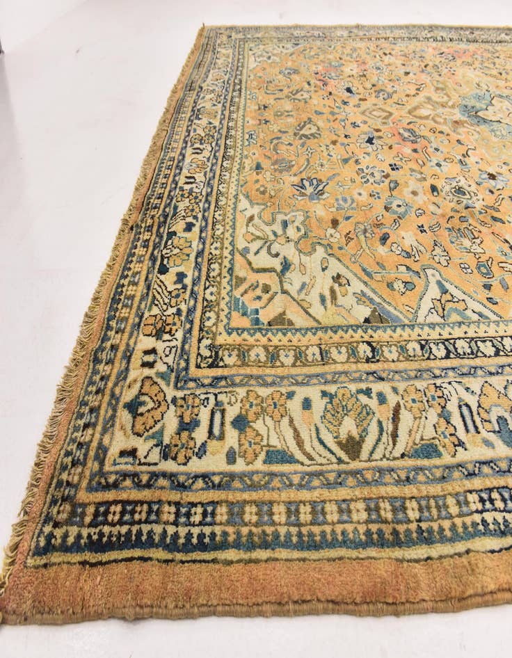 Detail image of  10' 3 x 12' 6  Hand Knotted Mahal Persian Wool Rug