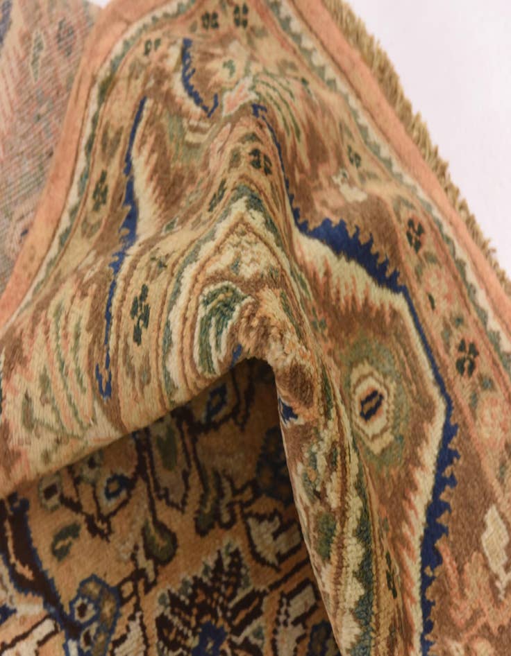 Detail image of  10' x 13'  Hand Knotted Mahal Persian Wool Rug