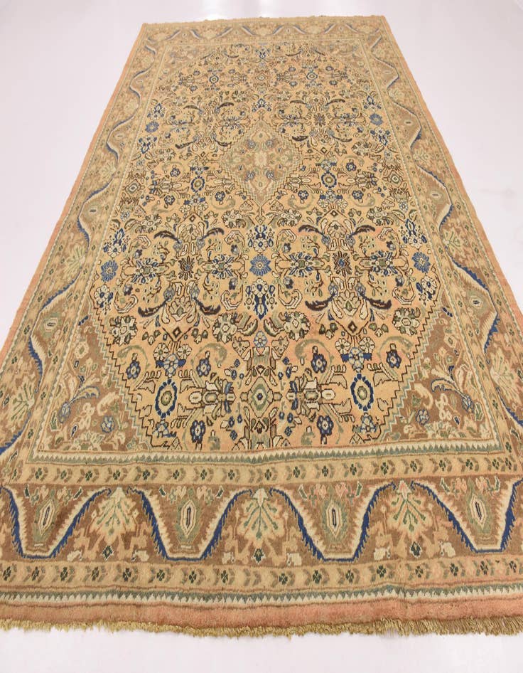 Detail image of  10' x 13'  Hand Knotted Mahal Persian Wool Rug