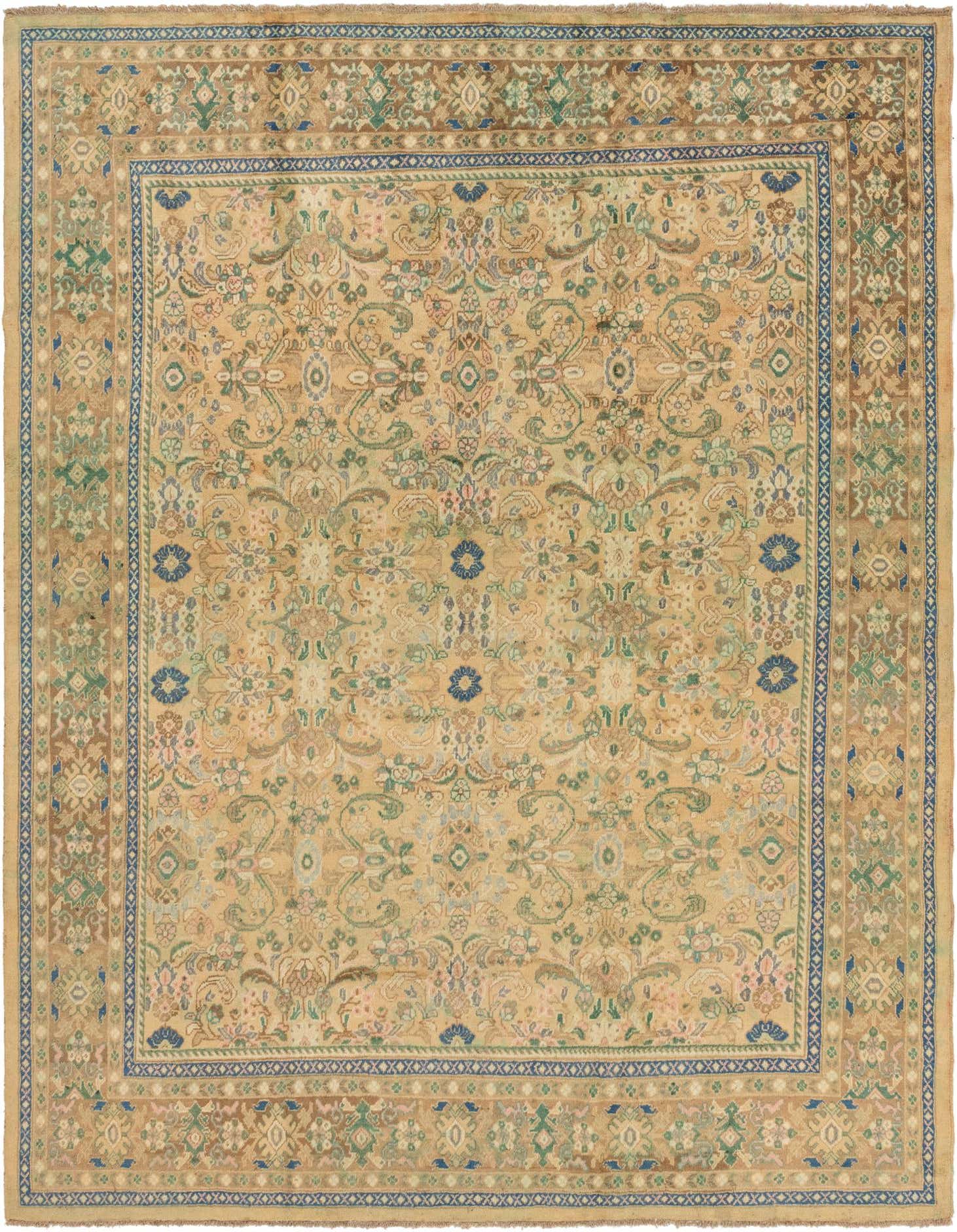 Primary image 9' 9 x 13' 4 Hand Knotted Mahal Persian Wool Rug