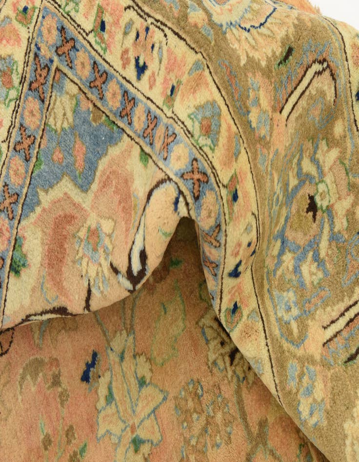 Detail image of  9' 9 x 13' 2  Hand Knotted Mashad Persian Wool Rug