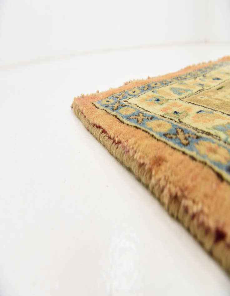 Detail image of  9' 9 x 13' 2  Hand Knotted Mashad Persian Wool Rug